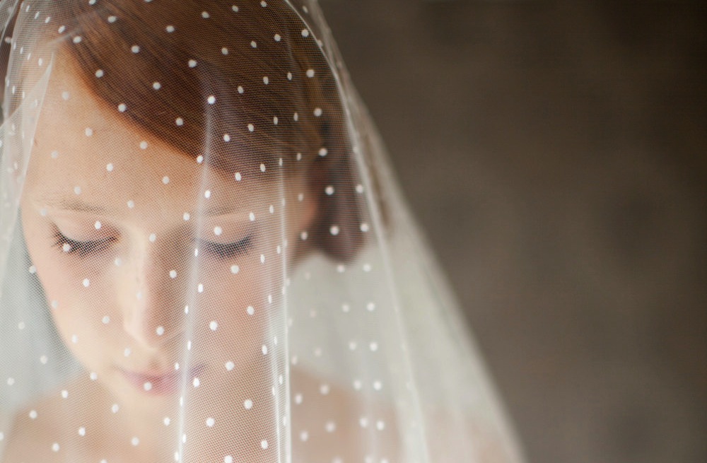polka dot veil