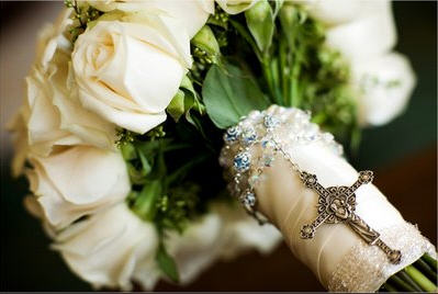 rosary bouquet
